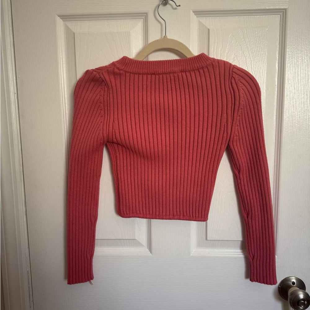 Zara Ribbed Knit Sweater - Picture 2 of 3